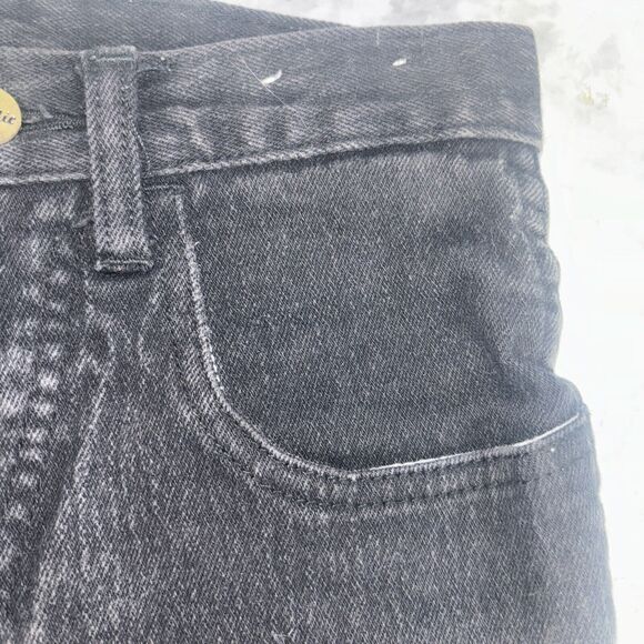 VTG Vintage Traffic Jeans Black 5 Pocket Retro Tapered Leg Rock Size 5/6 - Picture 7 of 16